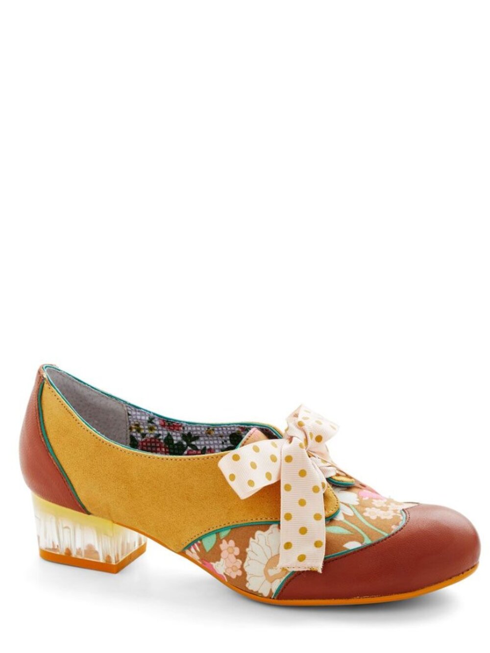 Modcloth Poetic License "Clear Path Heel" Oxford Shoes EU 38 US 7.5 NWD